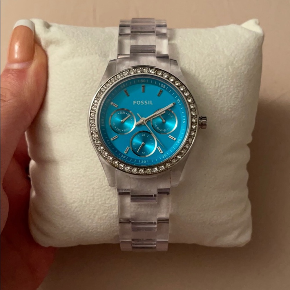 Turquoise Fossil Watch